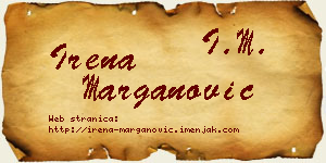 Irena Marganović vizit kartica